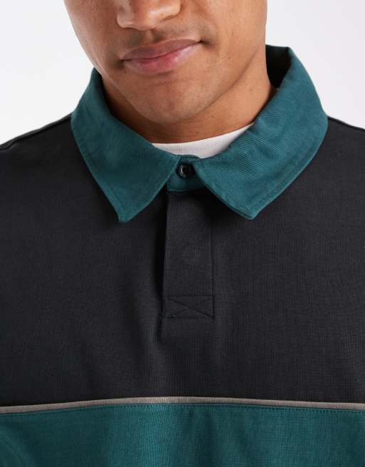 Cotton On - Polo court style maillot de rugby - Noir, 5 de 5