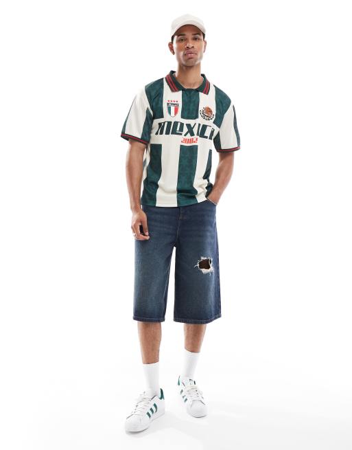 Cotton On - Polo sportiva oversize con stampa "Mexico", 3 di 4