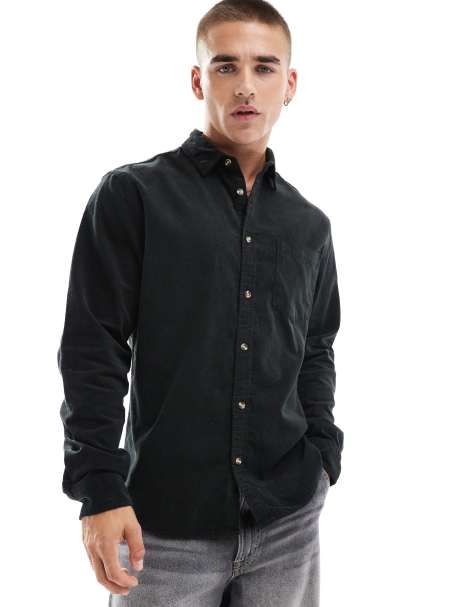 Cotton On Portland long sleeve shirt in black - view 1