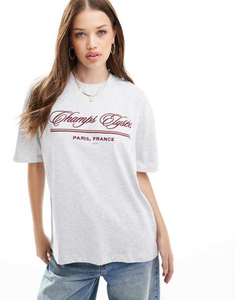 Cotton On premium boxy t-shirt in soft grey marle - view 1