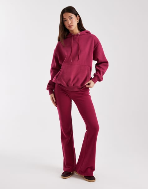 Cotton On premium co-ord in washed dark lotus - view 1