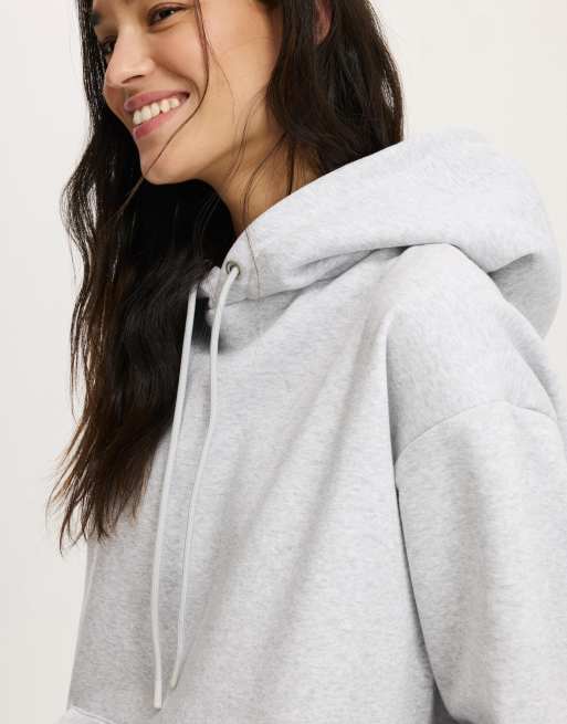 Cotton On - Premium - Grå oversized hættetrøje, 4 af 4