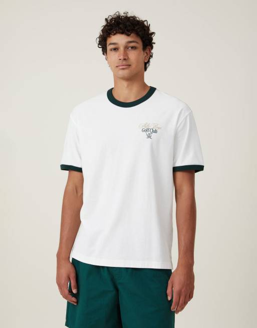 Cotton On Premium loose fit art t-shirt in white - WHITE