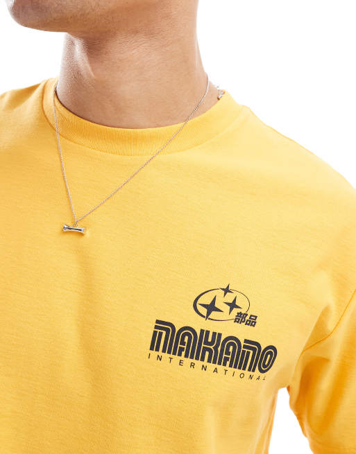 Cotton On premium loose fit t-shirt in yellow, 4 of 4