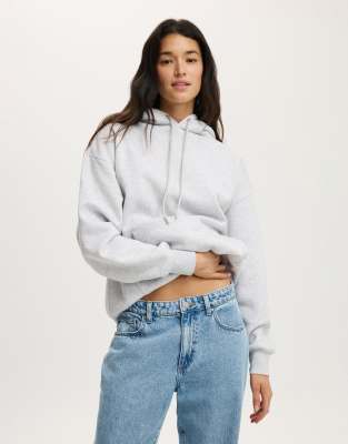 Cotton On - Premium - Oversize-Kapuzenpullover in Grau