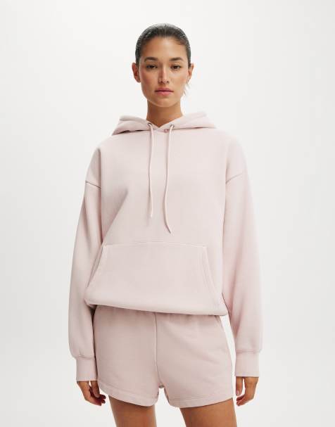 Cotton On Premium oversized hoodie in pink - view 1