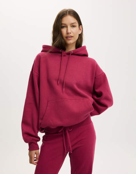Cotton On Premium oversized hoodie in purple - view 1