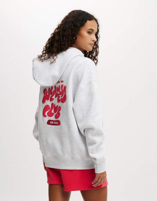 Cotton On - Premium - Zachte hoodie met opdruk in grijs, 4 van 4