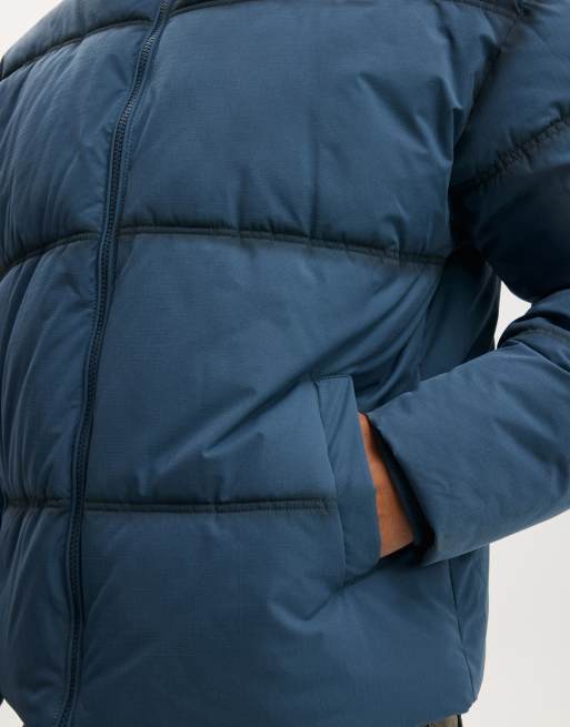 Cotton On puffer jacket in smoke blue, 4 of 4