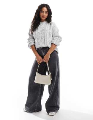 Pull oversize en maille torsade - chin - Cotton On - Modalova