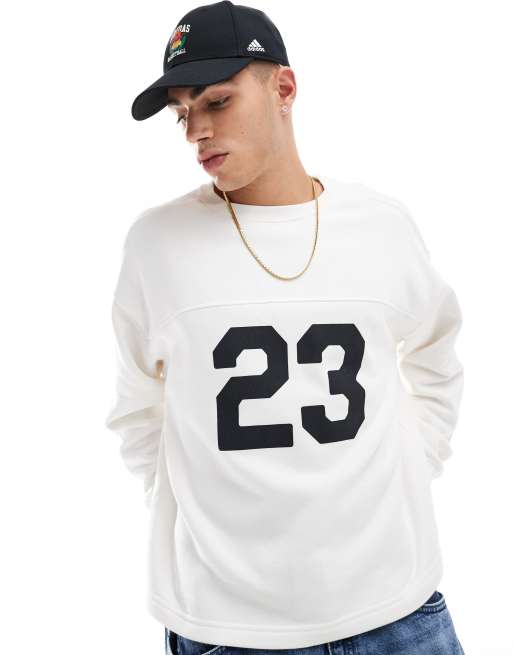 Cotton On - Recht sweatshirt met ronde hals en 23-print