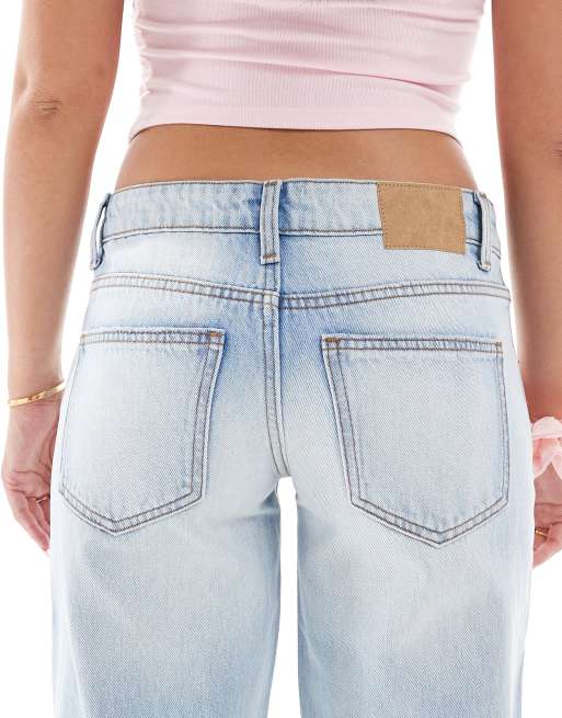 Cotton On - Rechte jeans met lage taille in notion blauw, 5 van 5