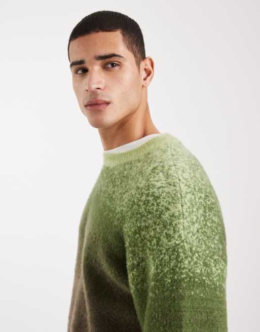 Cotton On - Rechte trui in groen met kleurverloop, 4 van 5