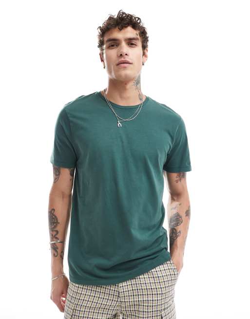 Cotton On Regular fit crew t-shirt in green - MGREEN