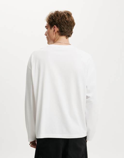 Cotton On Regular Fit Langarmshirt in Weiß, 2 von 3