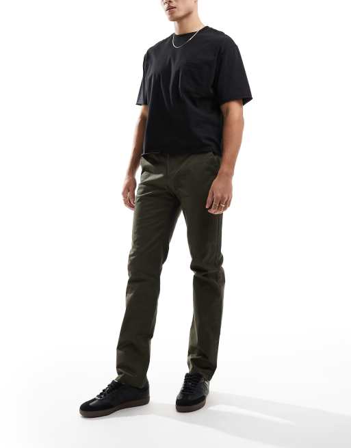 Cotton On Regular straight chino in green - MGREEN
