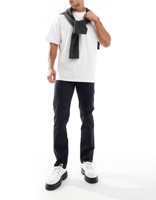 Cotton On Regular straight chino in navy - NAVY