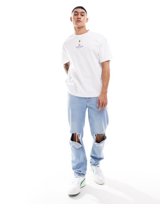 Cotton On relaxed boxy t-shirt with happy hour sunshine graphic , 4 of 4
