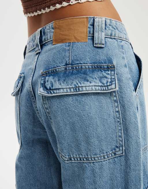 Cotton On Relaxed cargo jean in cleanwater blue , 5 of 5