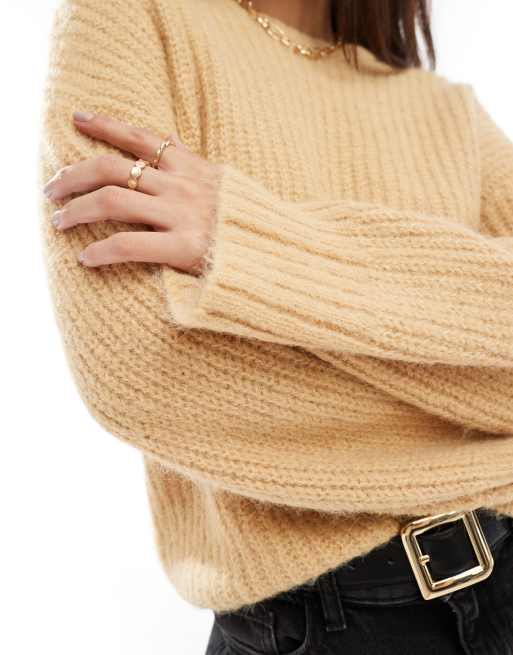 Cotton On relaxed fit jumper in hazel