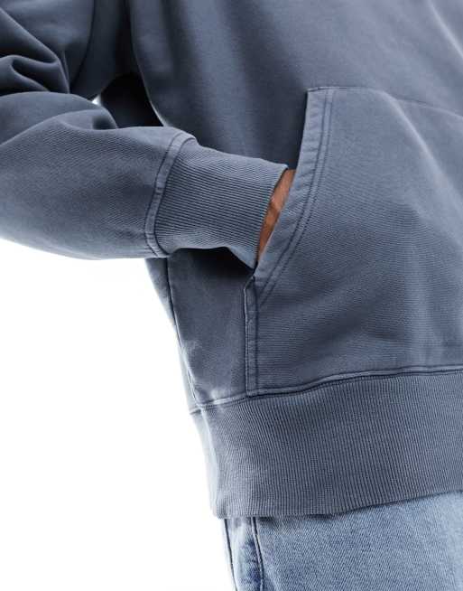 Cotton On relaxed hoodie in dusty denim jersey , 2 of 4