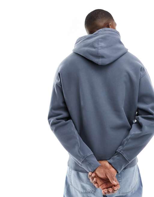 Cotton On relaxed hoodie in dusty denim jersey , 4 of 4
