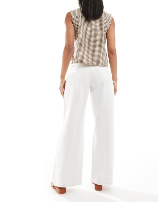 Cotton On relaxed straight leg jeans in vintage white