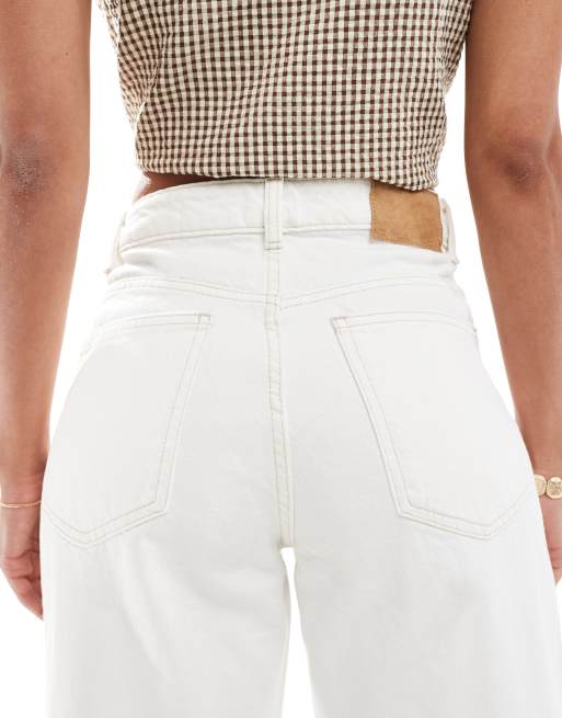 Cotton On relaxed straight leg jeans in vintage white, 5 of 5