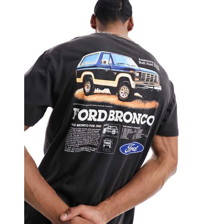 Razor Bronco T-Shirt | Vintage Ford Bronco Logo Apparel by Laid-Back M