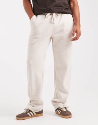 Cotton:On Cotton On relaxed track jogger in oatmeal marle-Neutral