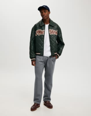 Cotton  On Relaxed track pant in grey