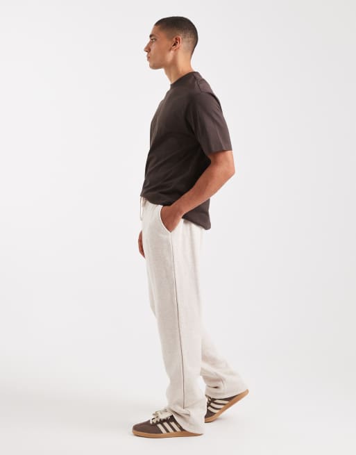 Cotton On relaxed track trackies in oatmeal marle, 3 of 5