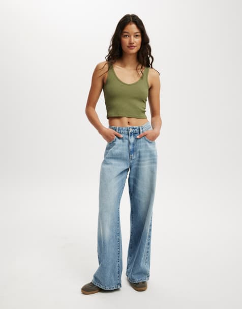 Cotton On Relaxed wide jean in blue  - view 1