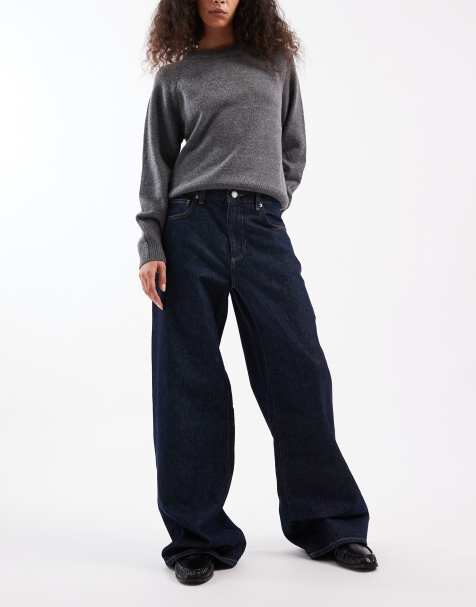 Cotton On relaxed wide jean in shutter blue