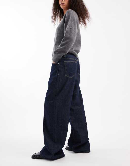 Cotton On relaxed wide jean in shutter blue