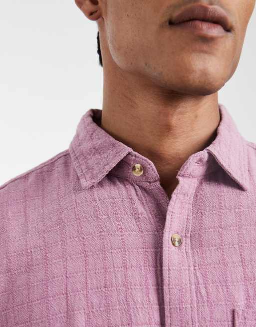 Cotton On Remi long sleeve shirt in washed berry, 5 of 5