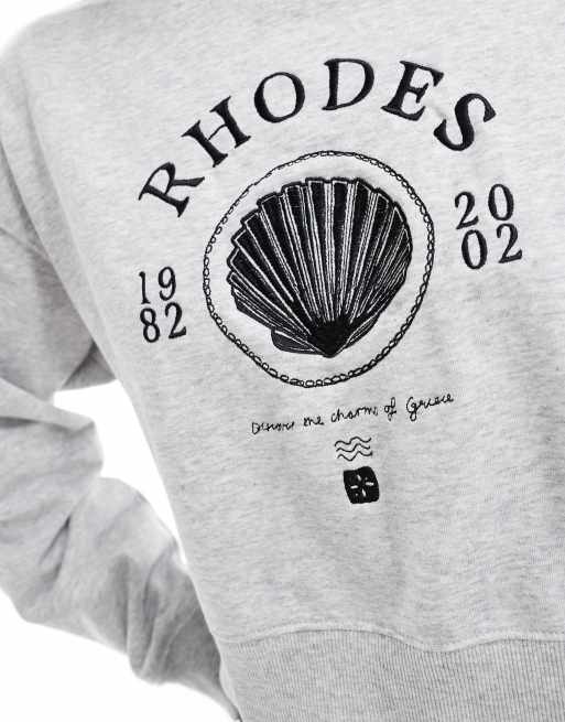 Cotton On – Rhodes – Kastiges Sweatshirt mit Rundhalsausschnitt und Grafik, 2 von 4