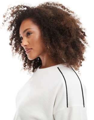 Shop Cotton:on Cotton On Ribbed Long Sleeve Beach Top
