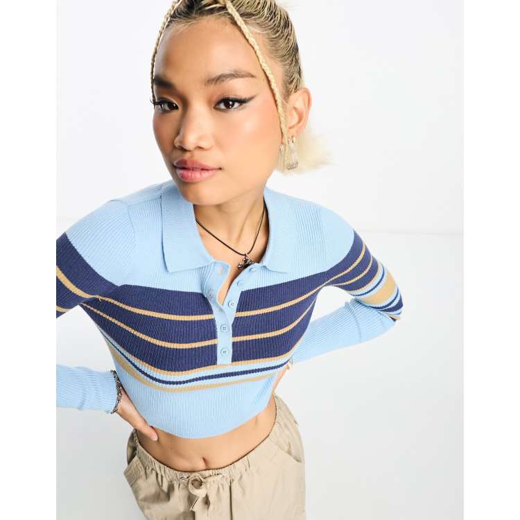 Cotton On ribbed polo cardigan in multi | ASOS