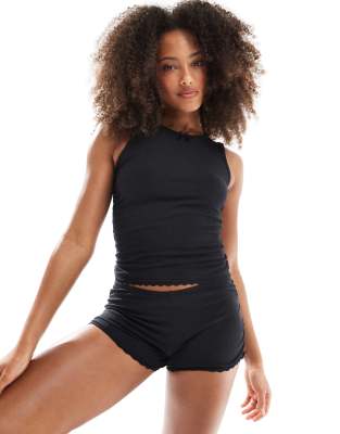 Cotton:on Cotton On Ribbed Ruffle Sleep Shorts