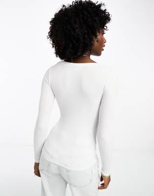 white long sleeve cotton on