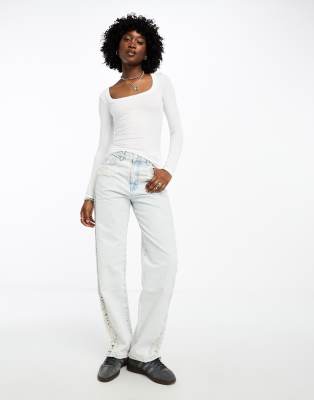white long sleeve cotton on