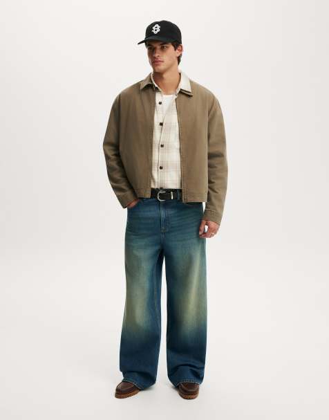 Cotton On Richmond long sleeve shirt in beige - view 1