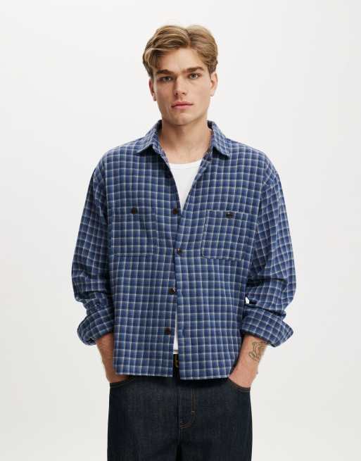 Cotton On Richmond long sleeve shirt in blue, 2 of 4