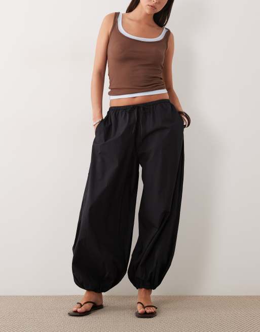 Cotton On Rio balloon pant in black, 2 of 5