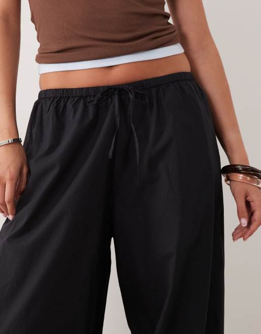 Cotton On - Rio - Broek met ballonpijpen in zwart, 5 van 5