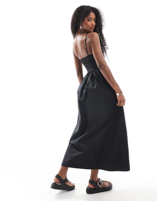 Cotton On Romee maxi dress in black