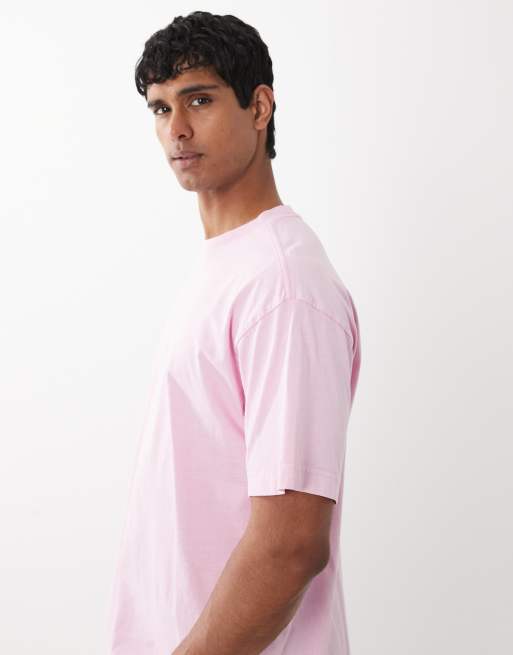 Cotton On – Rosa t-shirt med boxig passform och tryck, 5 av 5