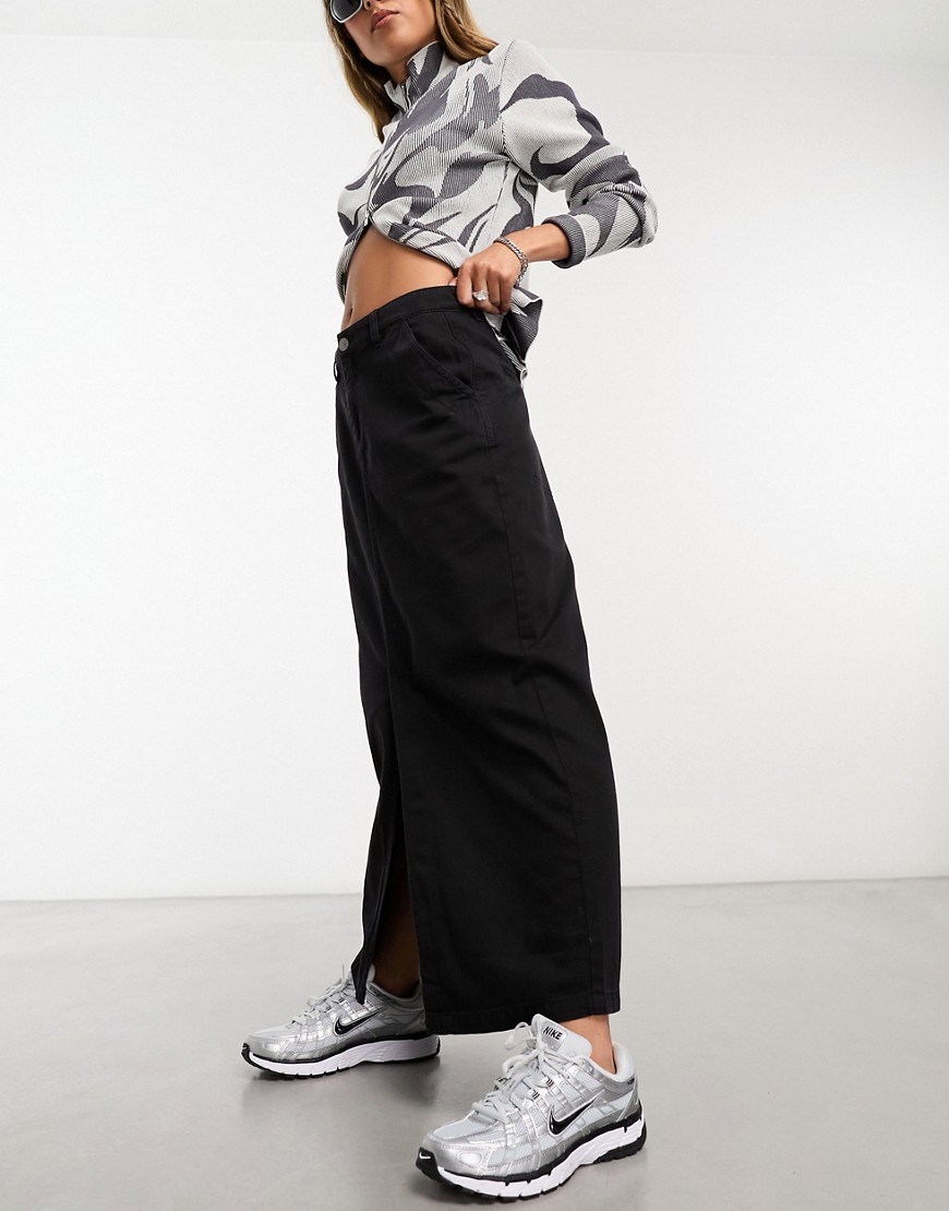 Cotton:on Cotton On Ryder Utility Maxi Skirt In Black