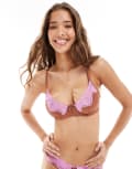 [Cotton:On] Cotton On Sabrina underwire lace bra in caramel crush-Neutral 32B CARAMEL CRUSH